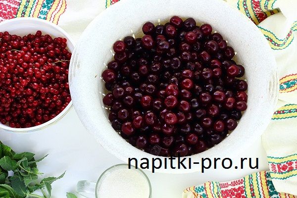 как закатать компот из красной смородины на зиму