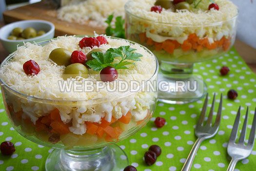 как приготовить салат из печени трески консервированной